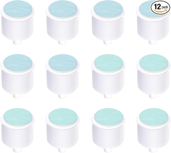 Qunlions life Replacement Pads Compatible with Frida Baby Electric Nail Buffer, 12 Pieces Baby Nail Trimmer Pads Grinding Heads Suits to Newborn and Adults (6-12, 12+ Months)