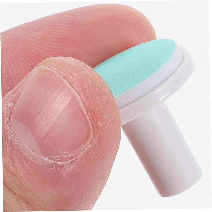 24 pcs Toddler Nail Trimmer Pads Electric Nail File Pads for Infant Child Toddler Baby Nail Grinding Heads for Electric Nail File Spare Newborn Polisher Nail Replacement Pads