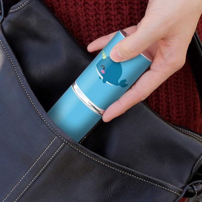 Cute Kawaii Baby Narwhal Stainless Steel Manicure Pedicure Grooming Beauty Care Travel Kit