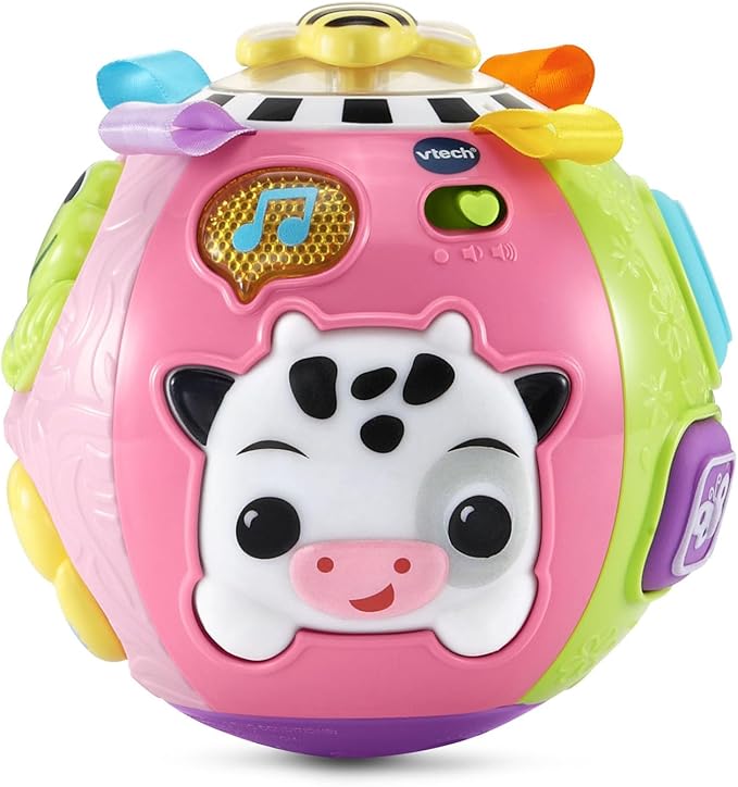 VTech Baby On-the-Moove Activity Ball with Textures, Pink
