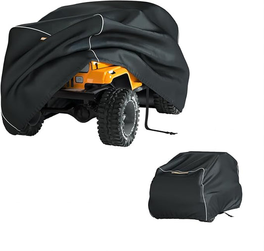 Kids Car Cover, Waterproof Cover for Large Children's Toy Car, 420D Universal Outdoor Car Cover for Power Wheels Jeep and Toddler's Electric Car, All-Weather Protection, with Reflective Webbing