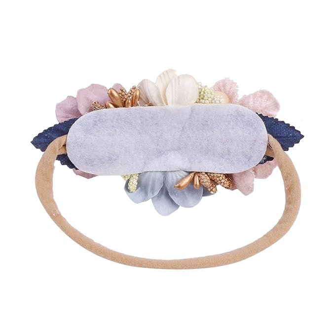 OOSAKU Baby Girl Flower Headbands Set Elastic Floral Headbands Soft Nylon Hair Band for Newborn Toddler Hair Accessories (Z3)