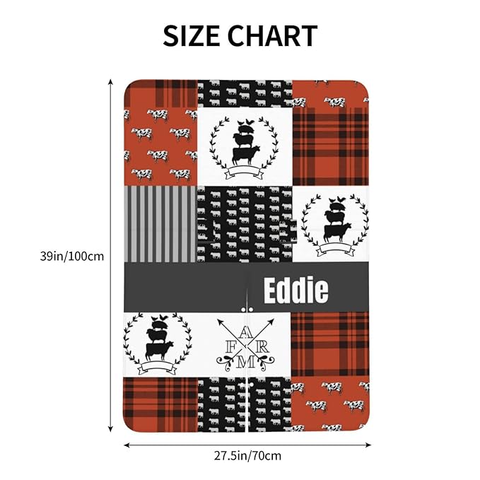 Personalized Farm Animals Baby Car Seat Canopy for Babies with Name, Custom Cow Red Baby Car Seat Covers for Girls, Opening Minky Nursing Breastfeeding Cover Infant Carseat Canopies for Newborn