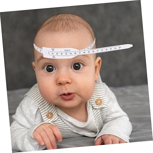 6pcs Tape Measure 25 Head Measuring Tape Infant Head Circumference for Child Pediatrics 56cm White