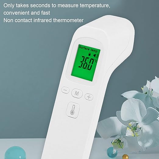 Thermometer for Adults and Baby, Forehead Digital Thermometer, Non Infrared Thermometer, Accurate Reading and High Temperature Alarm, Memory Recall