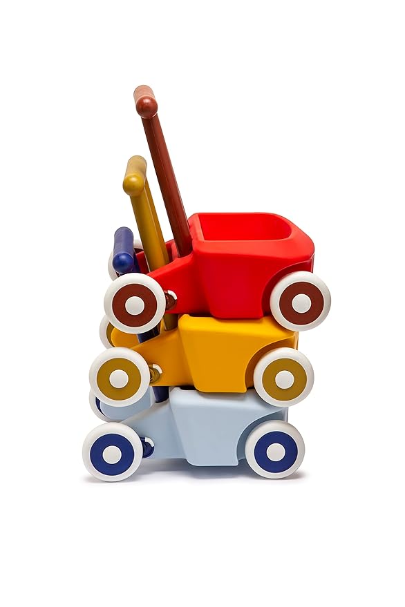 Italtrike Roberto Baby Walker, Push & Pull Baby Toy, Learning to Walk, Toddlers, Safety Brake, Storage Compartment, Speed Control, Indoors & Outdoors Use - Ages 10 Months + - Made in Italy
