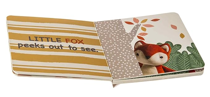 Mary Meyer Leika Baby Board Book, 6 x 6-Inches, Little Fox
