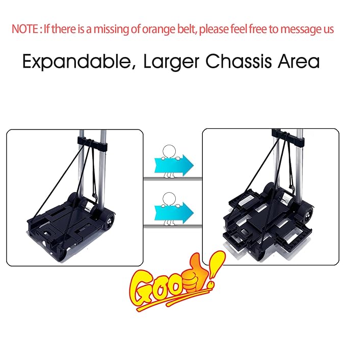 Car Seat Travel Cart for Airport, Foldable Car Seat Dolly & Roller, 90lbs Capacity Car Seat Carrier for Airport Travel, Compact Stowable Base Plate, Universal Fit for Most Brands