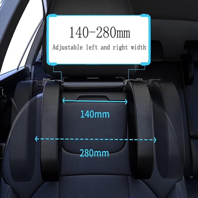 Car Headrest Pillow,Memory Foam Car Neck Head Pillow Adjustable Sleeping Pillow Neck Head Rest Cushion Head Resting Neck Support for Travel Sleeping