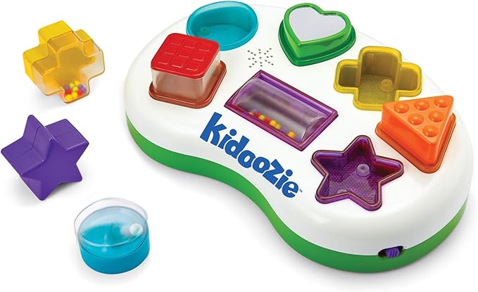 Kidoozie Lights ‘n Sounds Shape Sorter - Toddler Toy for Ages 9-24 Months - Helps Develop Hand-Eye Coordination and Problem Solving Skills!