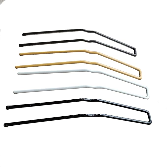 Hairpins for Bun ROCST Bobby Pins Clips for Ballet Woman girl Hairdressing salon 12pcs (2.5 inch, silver)