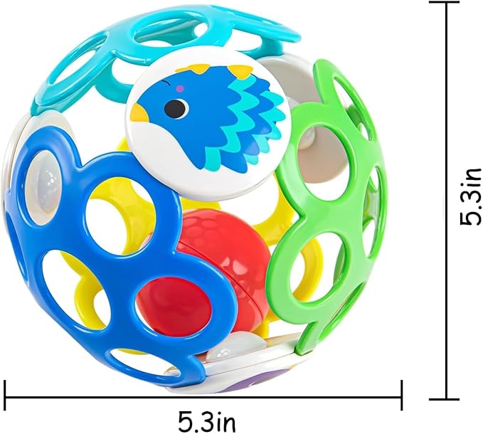 Rattle Ball Toy Baby Ball Toy 6-12 Months Baby, Sensory Ball for Newborn to Practice handshaking Skills
