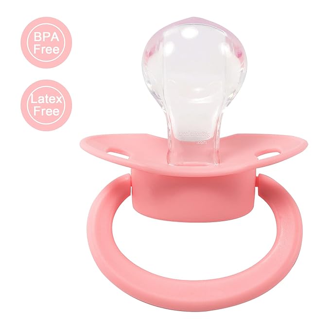 LittleForBig Bigshield Generation-II Large Sized Pacifier Pink