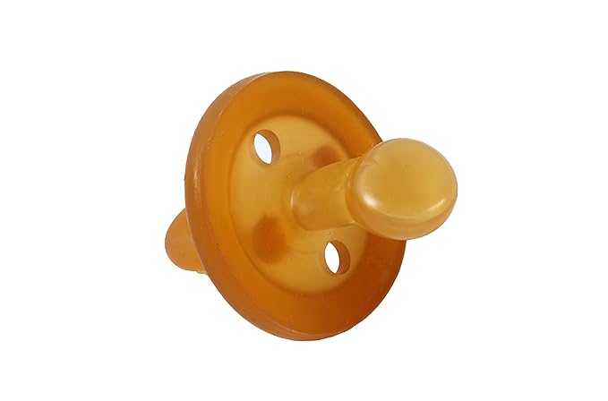 SWEETIE Rubber Pacifier Natural Rubber Pacifier Orthodontic 1 Count Original Natural Rubber Pacifier (6-12 Medium)