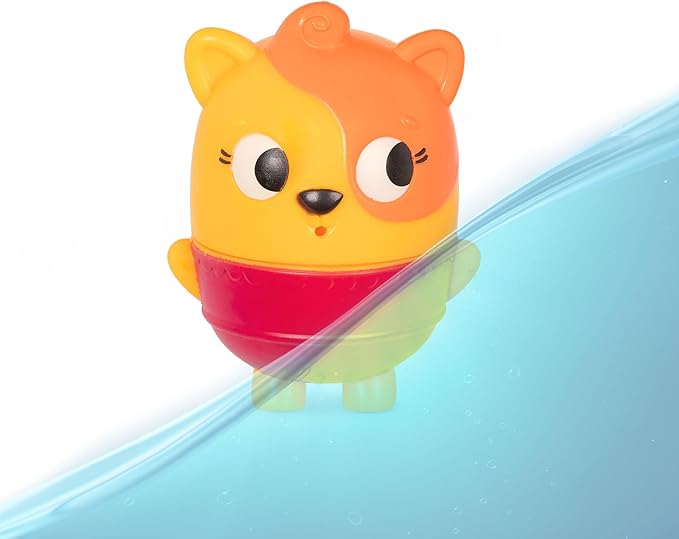 B. toys – Mold Free Bath Toys – Squish & Splash – Water Play & Bath time – Color – Changing Animals – Easy Cleaning Bath Toy – 6+ Months