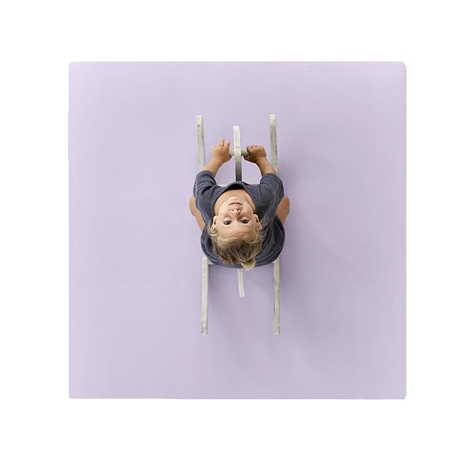 Toddlekind Playmat -Classic Foam Play Mat- 4 x 4 feet Premium Quality Foam Play Mat for Babies/Toddlers, Stylish, Non-Toxic, Odorless, Lilac