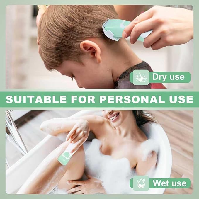 FBO Bear Baby Hair Clippers Pro Quiet Waterproof Painless for Infants & Toddlers