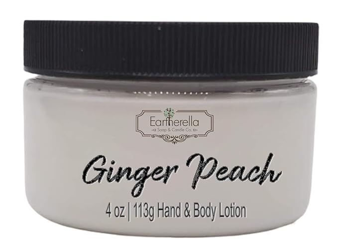 GINGER PEACH Hand & Body Lotion Jar, 4 oz.