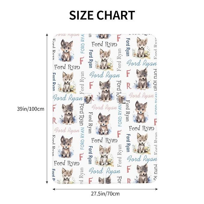 Personalized Winter Car Seat Covers for Babies with Name Wolf Minky Baby Car Seat Cover for Boys Girls Custom Infant Carseat Covers Baby Blanket Nursing Cover Breastfeeding Scarf
