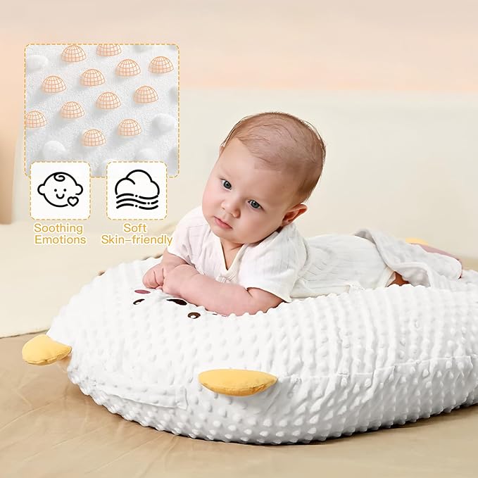 2026 Baby Lounger for Newborn, Baby Lounger for Home and Travel, DIY Breathable Soft Cotton Infant Lounger, Newborn Babies Essentials Gifts