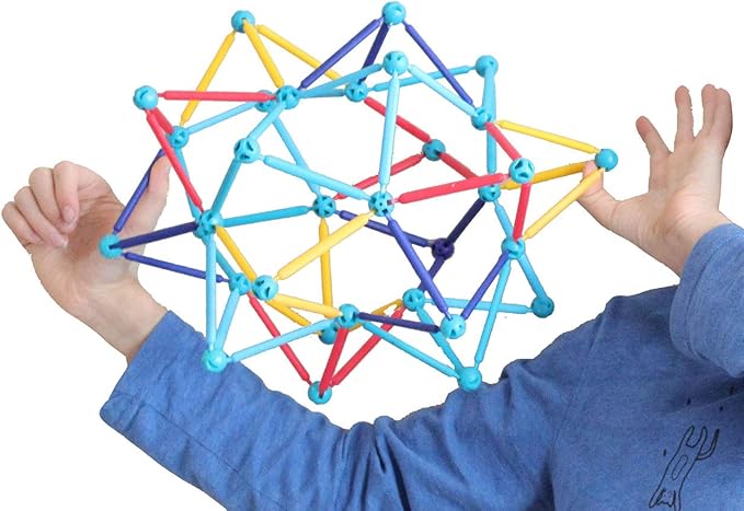Curious Minds Busy Bags Large 9"-12" Collapsible Ball - Expanding and Contracting Ball - Grow and Shrink Fidget Ball - Anxiety Breathing Exercises (Random Colors) (Set of 2 Random Balls)