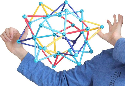 Curious Minds Busy Bags Large 9"-12" Collapsible Ball - Expanding and Contracting Ball - Grow and Shrink Fidget Ball - Anxiety Breathing Exercises (Random Colors) (1 Random Color Ball)