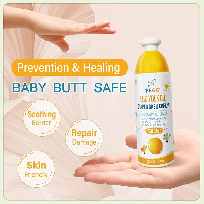 Diaper Rash Cream for Babies - Pediatrician-Recommended to Prevent, Soothe, and Treat Breakouts Diaper Rash and Flare-Ups, Baby Skin Protectant (100ml, 3.38, Fl Oz)