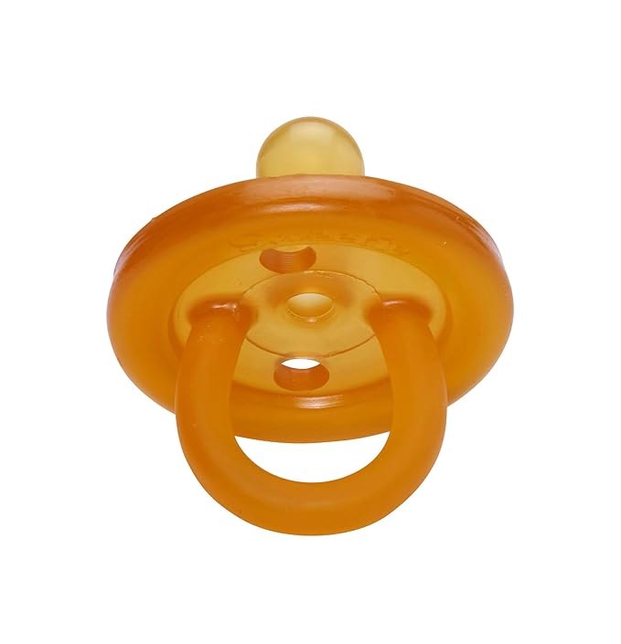 Sweetie Rubber Pacifier Natural Rubber with Symmetrical Nipple 1 Count 0-6 Months Original Natural Rubber Pacifier