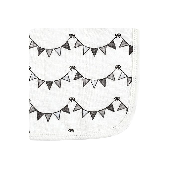 Hudson Baby Unisex Baby Cotton Muslin Washcloths, Royal Safari, One Size