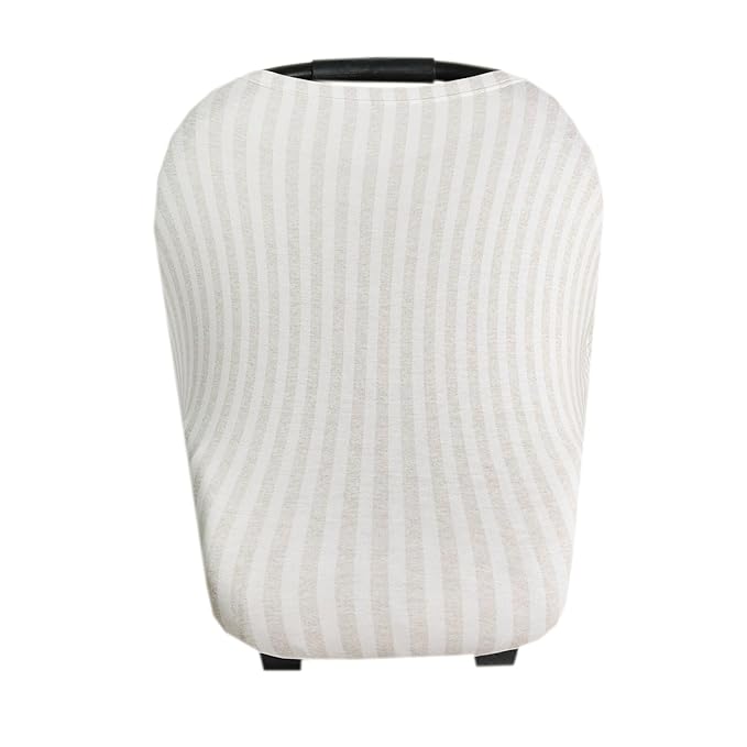 Copper Pearl Multi-Use Cover: Car Seat Covers, Nursing Cover, and Stroller Cover for Sun - Stretchy Fabric, All-Season Use, Stylish Designs, Easy Access for Moms - Coastal