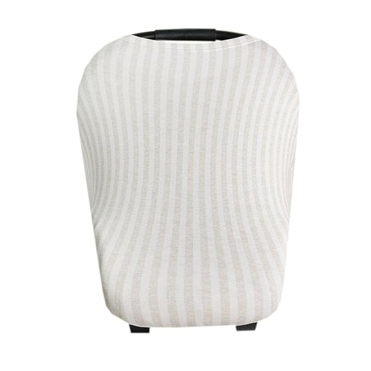 Copper Pearl Multi-Use Cover: Car Seat Covers, Nursing Cover, and Stroller Cover for Sun - Stretchy Fabric, All-Season Use, Stylish Designs, Easy Access for Moms - Coastal