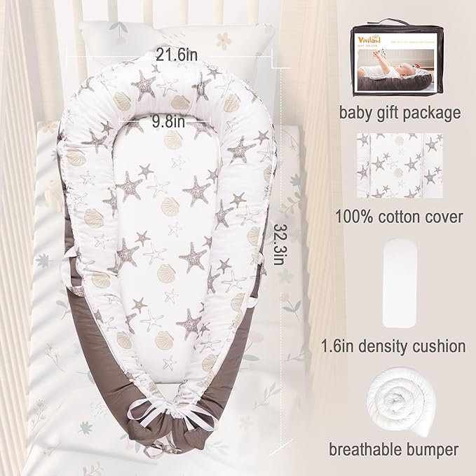 Viviland Baby Lounger_ Cover for Newborn