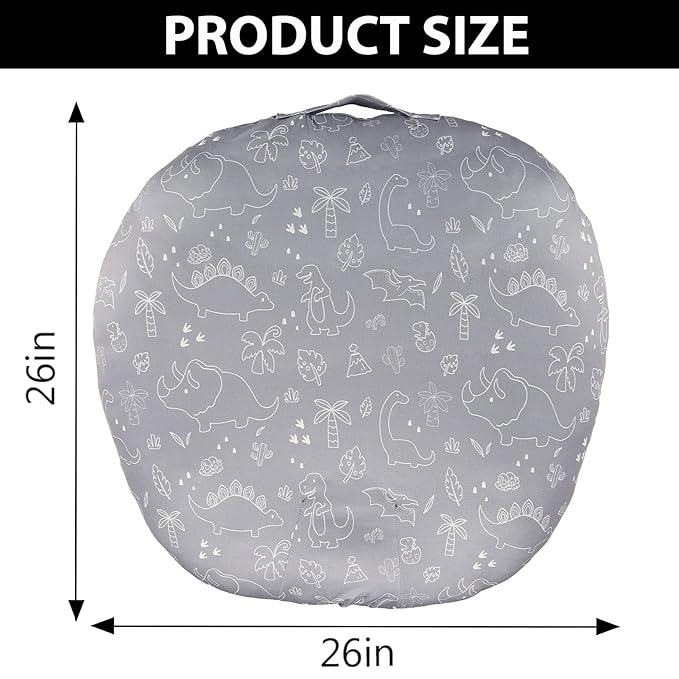 Newborn Lounger Cover Removable Cover Ultra Soft Comfortable Lounger Slipcover Removable Cover for Infant Lounger Pillow, (Lounger not Included)