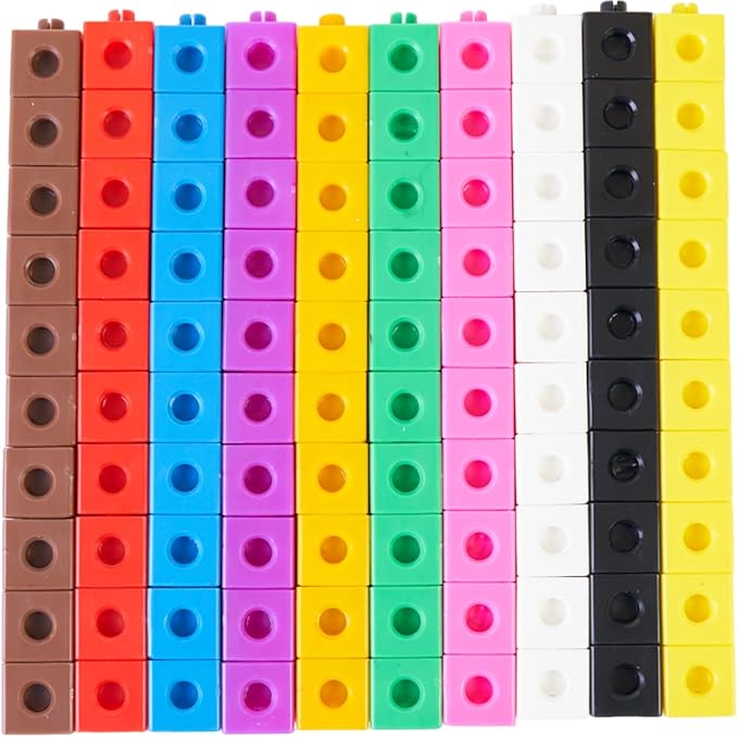 DOHE Educa-Juego Adjustable Cubes for Children (100 pcs.), Multicoloured, 24 x 10 x 4 cm (01007)