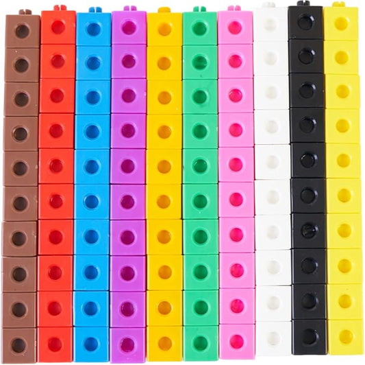 DOHE Educa-Juego Adjustable Cubes for Children (100 pcs.), Multicoloured, 24 x 10 x 4 cm (01007)