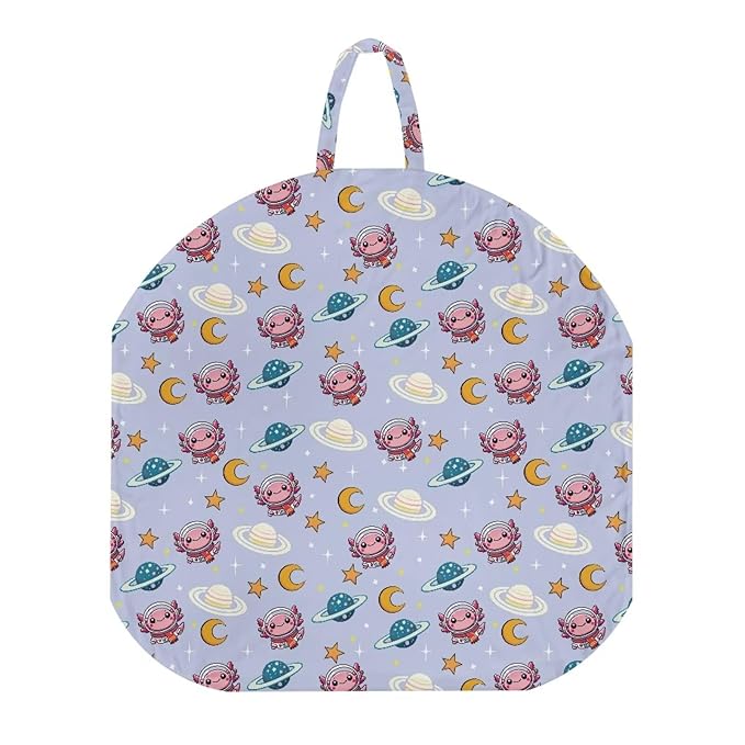 Newborn Lounger Cover, Salamander Print Soft Comfortable Baby Lounger Cover Removable Baby Lounger Slipover Snug Elastic Infant Lounger Cover for Most Babies