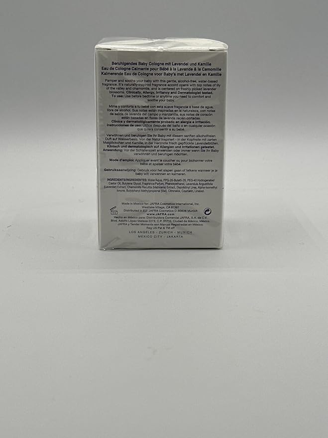Jafra Tender Moments Lavender & Chamomile Baby Bath & Body Oil 8.4 fl. oz.