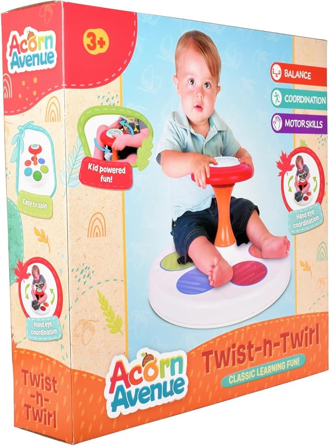 Twist N Twirl Classic Spinning Activity Toy for Toddlers Ages Over 18 Months