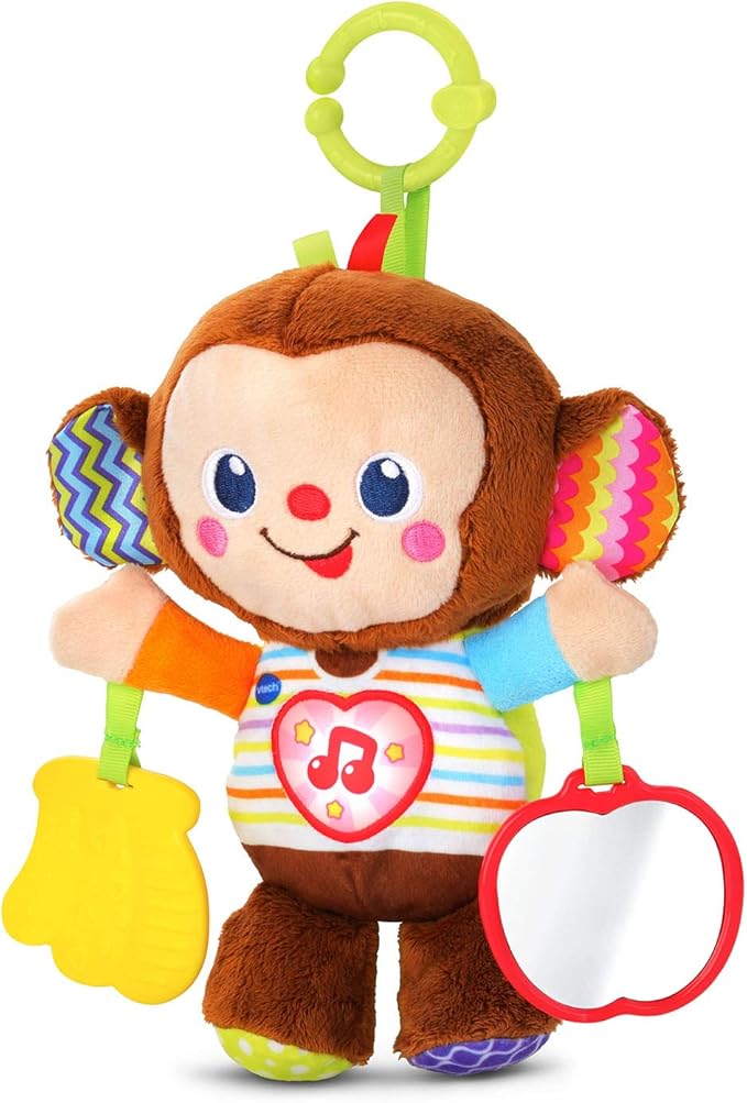VTech Cuddle and Swing Monkey, Multicolor
