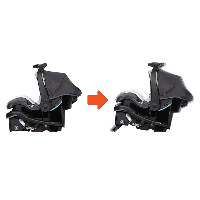Baby Trend Secure-Lift Infant Car Seat, Dash Grey – Compact Lightweight Carrier, Infant Comfort Cushioning, Adjustable Harness Fit