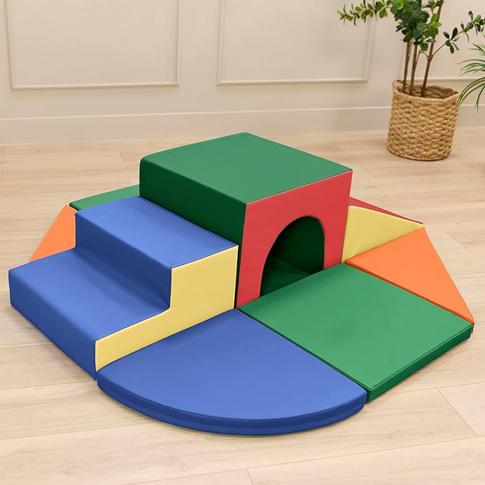 All-Around Step 'n' Slide Tunnel, Indoor Playset, Assorted