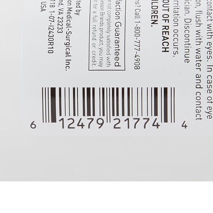 McKesson Moisturizing Body Lotion with Mineral Oil, Baby Fresh Scent, 4 fl oz, 60 Count