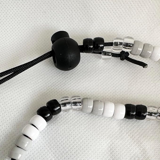 Mougee Flow Star Clip - Carry Your Flow Star Around in Style - Adjustable Length, Heavy Duty Clips, LED Light (Zebra Candy)