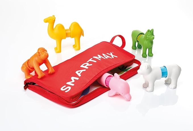 SmartMax My First Animals Around The World Magnetic STEM Building Set for Toddlers Ages 1–5