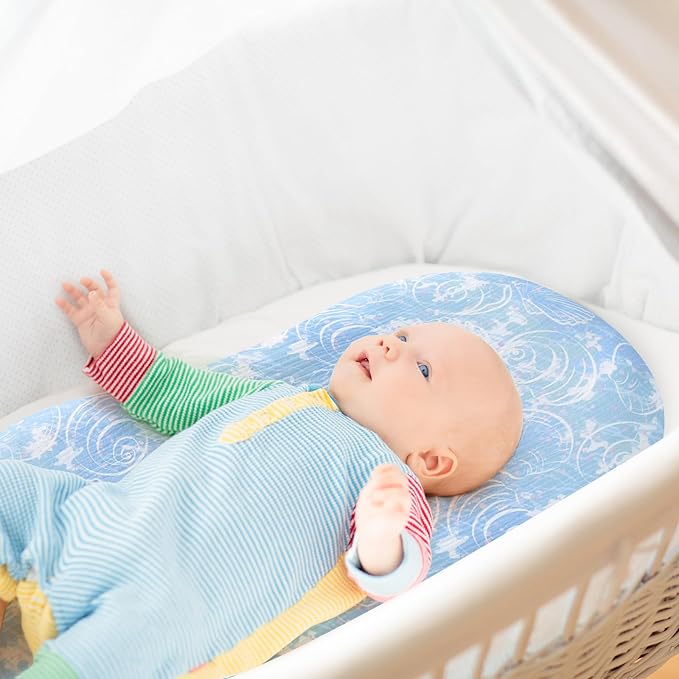 TADO MUSLIN Baby Lounger Cover 2 Pack, 100% Organic Cotton Muslin, Soft & Breathable Newborn Lounger Slipcover, Fits Most Infant Loungers, Machine Washable, Neutral & Cute Designs