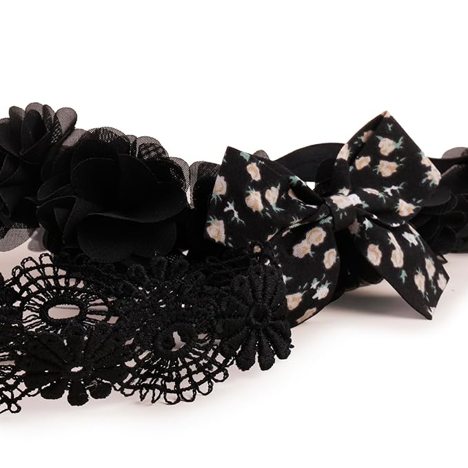 New Model Baby Girl Nylon Headbands Nylon Flower Elastic Hairbands 3pcs Hair Accessories Gift for Newborn Infant Toddlers (BF-XKFD002)