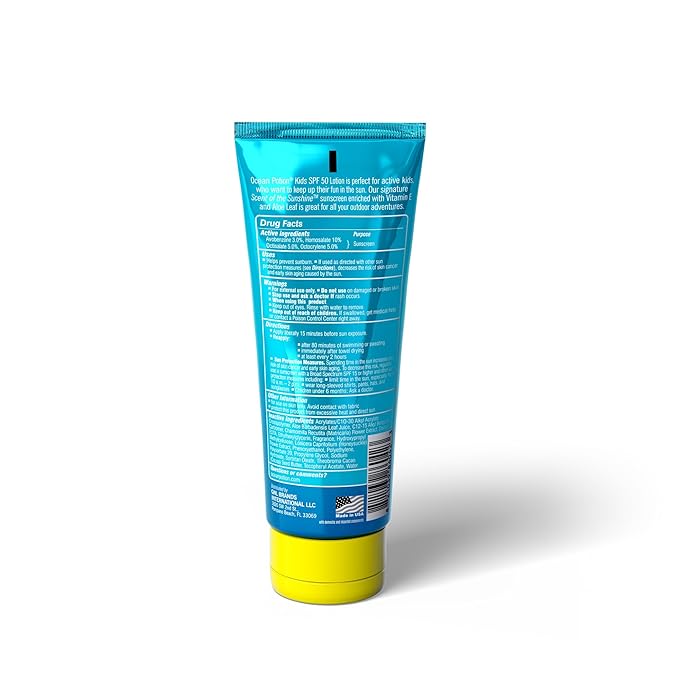 Ocean Potion Baby Sunscreen Lotion SPF 50, Broad Spectrum UVA/UVB Sun Protection, Gentle Non-Greasy Sunscreen Body Lotion with Aloe & Vitamin E, Travel Size Sun Screen 3.4 oz, Unscented