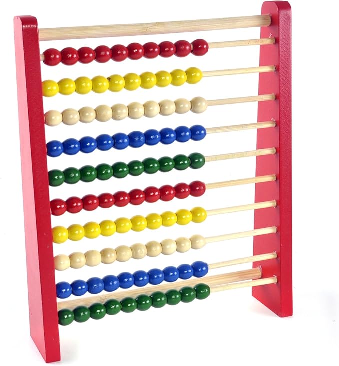 Tobar 19518 Wooden Abacus, Multicolour