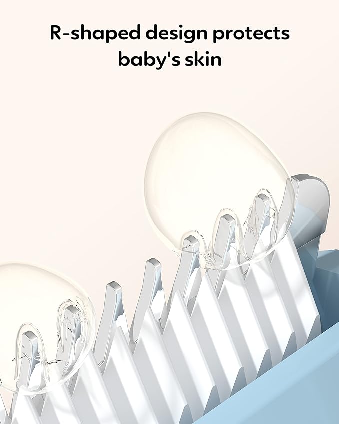 KIDIRA Baby Hair Clippers Quiet Hair Trimmer for Kids Toddler, Silent Hair Clippers for Children with Autism, Waterproof Rechargeable Cordless Ceramic Blade Haircut Kit