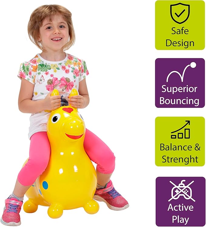 Gymnic Rody Bounce Horse Yellow